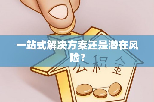 瓮安一站式解决方案还是潜在风险？